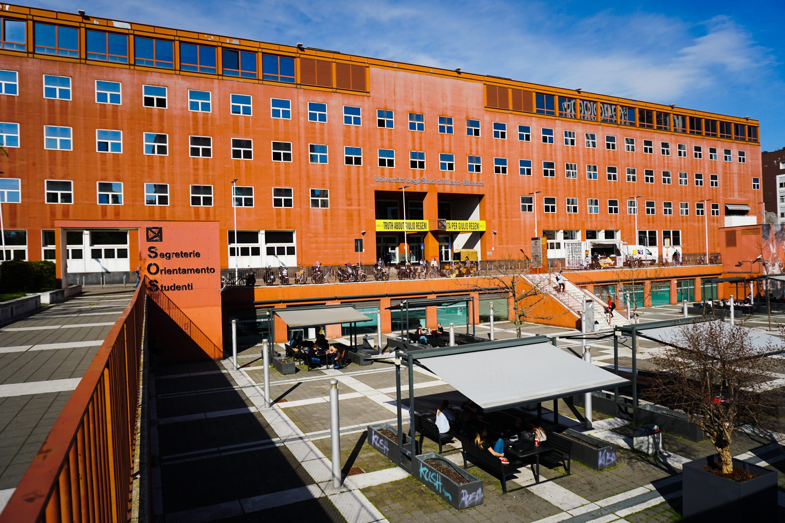 Main entrance of Milano-Bicocca