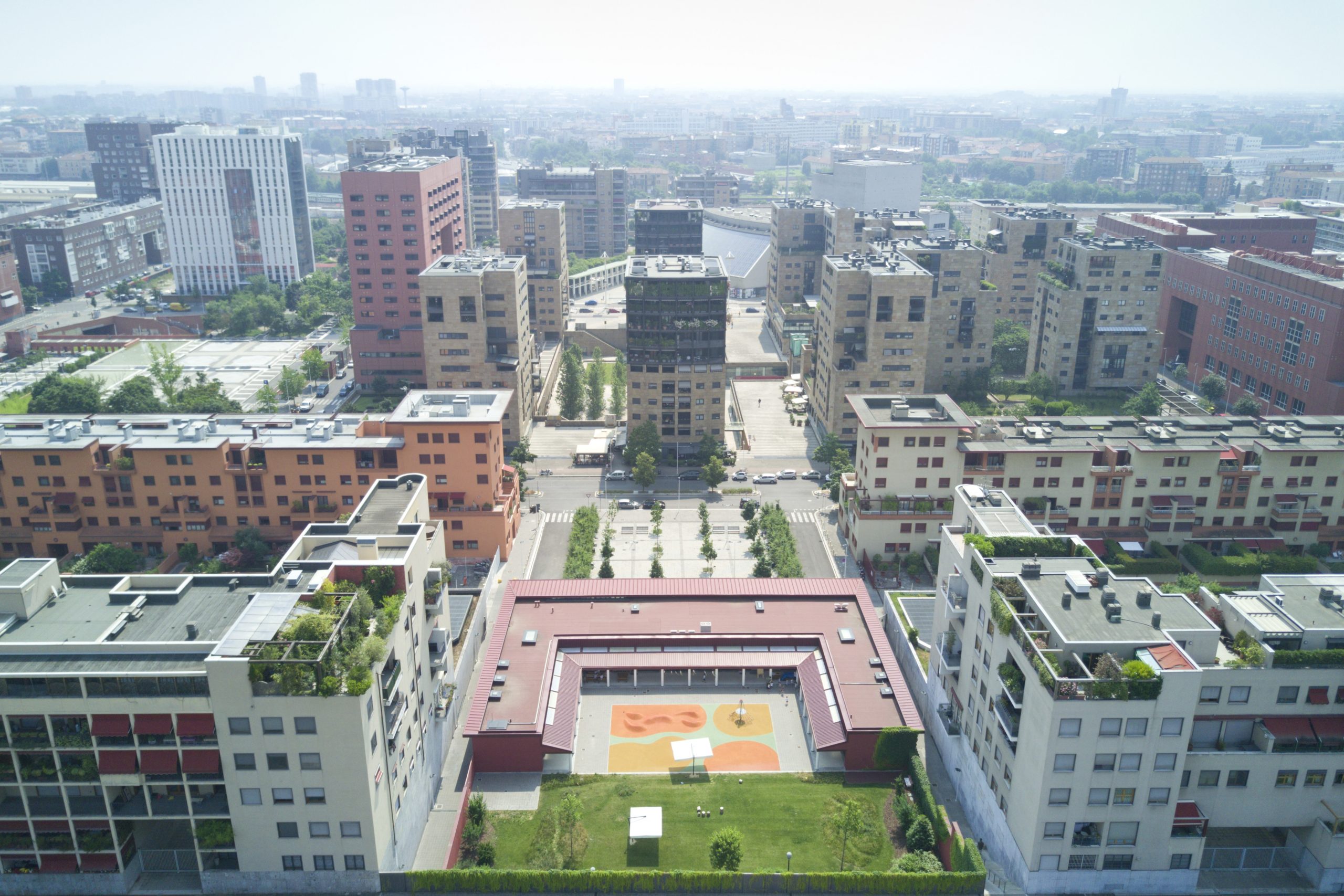 Aerial view of Milano-Bicocca, number 1